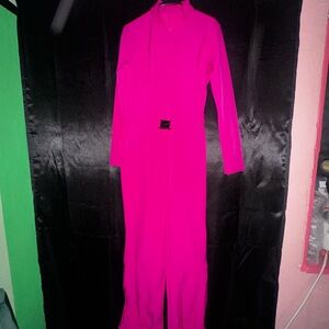 Fashion Nova Fuchsia Zip-Up Jacket